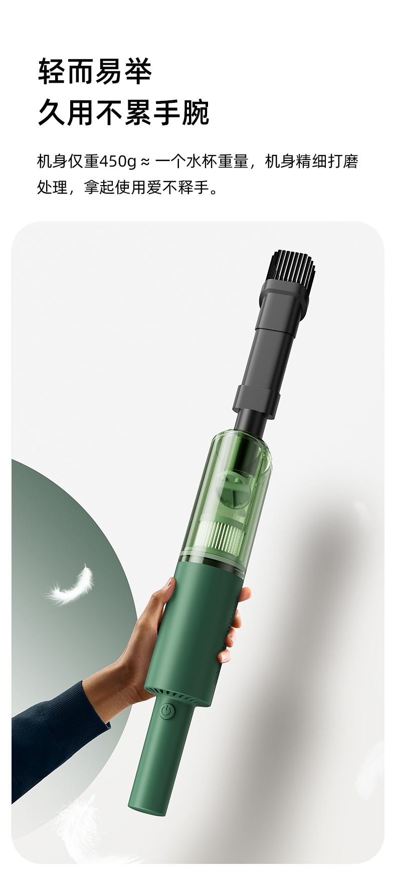 [Customized] Cross-Border Car Vacuum Cleaner, Wireless Handheld Portable Small Car Vacuum Cleaner with Super Powerful Suction Power