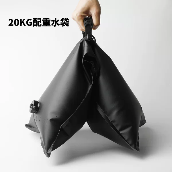 Weight water bag gravity water bag portable thickened PVC mesh cloth gravity water bag Yi Labao bracket fixed 8KG