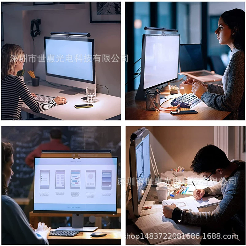 Подвесные светильники, умный ноутбук, LCD-дисплей, рабочий экран для офиса, LED-лампа для рабочего стола, софт-лайт, защита глаз