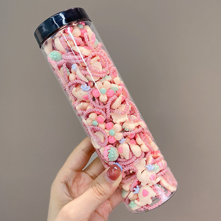 La banda de goma de los niños no daña el pelo, buena elasticidad, banda de goma de la muchacha, cuerda del pelo del bebé, pelo tamaño pequeño del lazo, anillo del pelo, accesorios del pelo