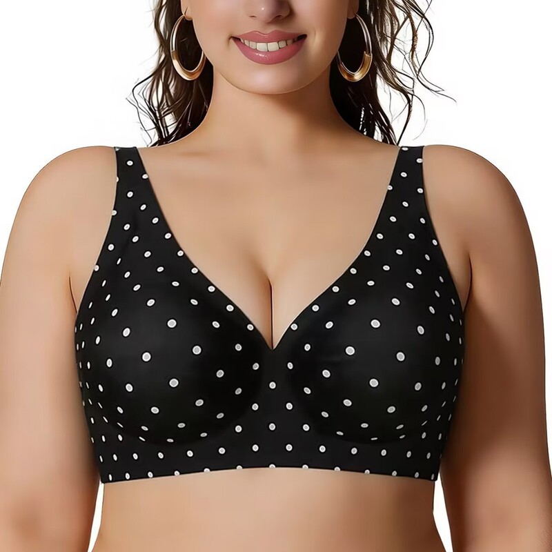 Summer Thin Style Foreign Trade Cross-Border Plus-Size Women's Seamless Comfortable Wireless Bra Hot Sale in Stock Wholesale Summer Thin Style Foreign Trade Cross-Border Plus-Size Women's Seamless Comfortable Wireless Bra Hot Sale in Stock Wholesale