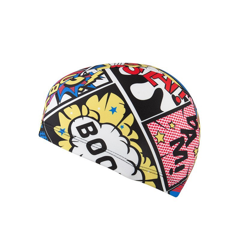 Gorro de Natación de Tela de Secado Rápido de Poliéster Estampado image 20