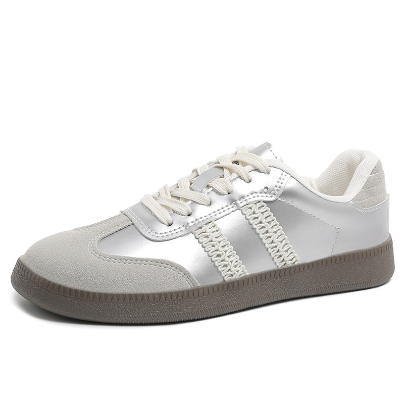 Zapatos de entrenamiento alemán de encaje de comercio exterior primavera y otoño para mujer nuevos zapatos Forrest Gump zapatos de deporte casuales de estilo explosivo de fondo plano, zapatos deportivos, zapatos individuales image 6