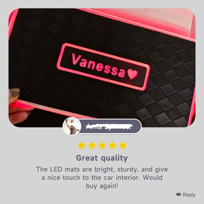 Car Decorative Light Bluetooth Rgb: Universal Foot Pad
