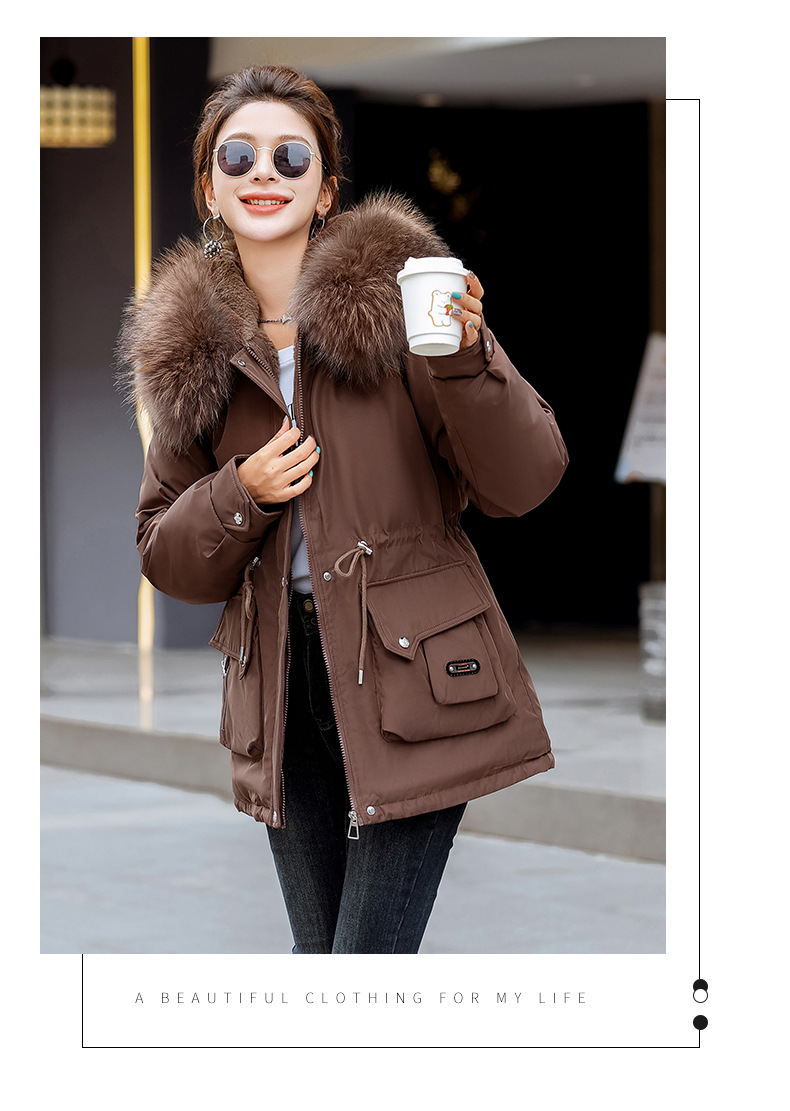 The petite faction overcomes the challenge of women's padded clothing in winter 2024, with new waist cinching slimming_voghion.com