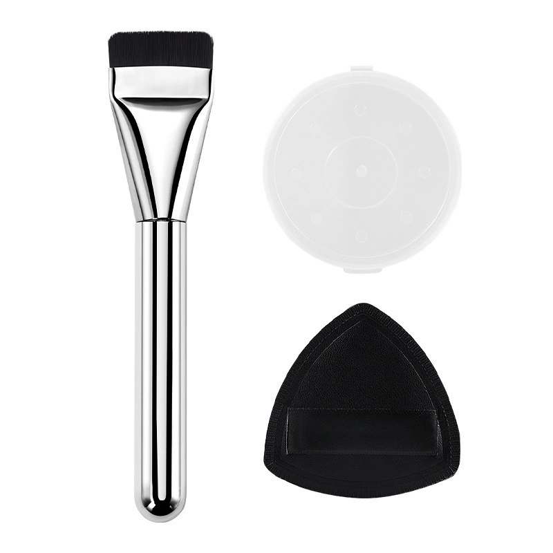 Makeup Puff Set (Cheng Shi'an) Black Pineapple Sponge, Double-sided Dry/Wet, Super Soft