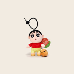 本物の認定クレヨンしんちゃんスポーツシリーズぬいぐるみキーホルダーペンダントクリエイティブ漫画ギフト