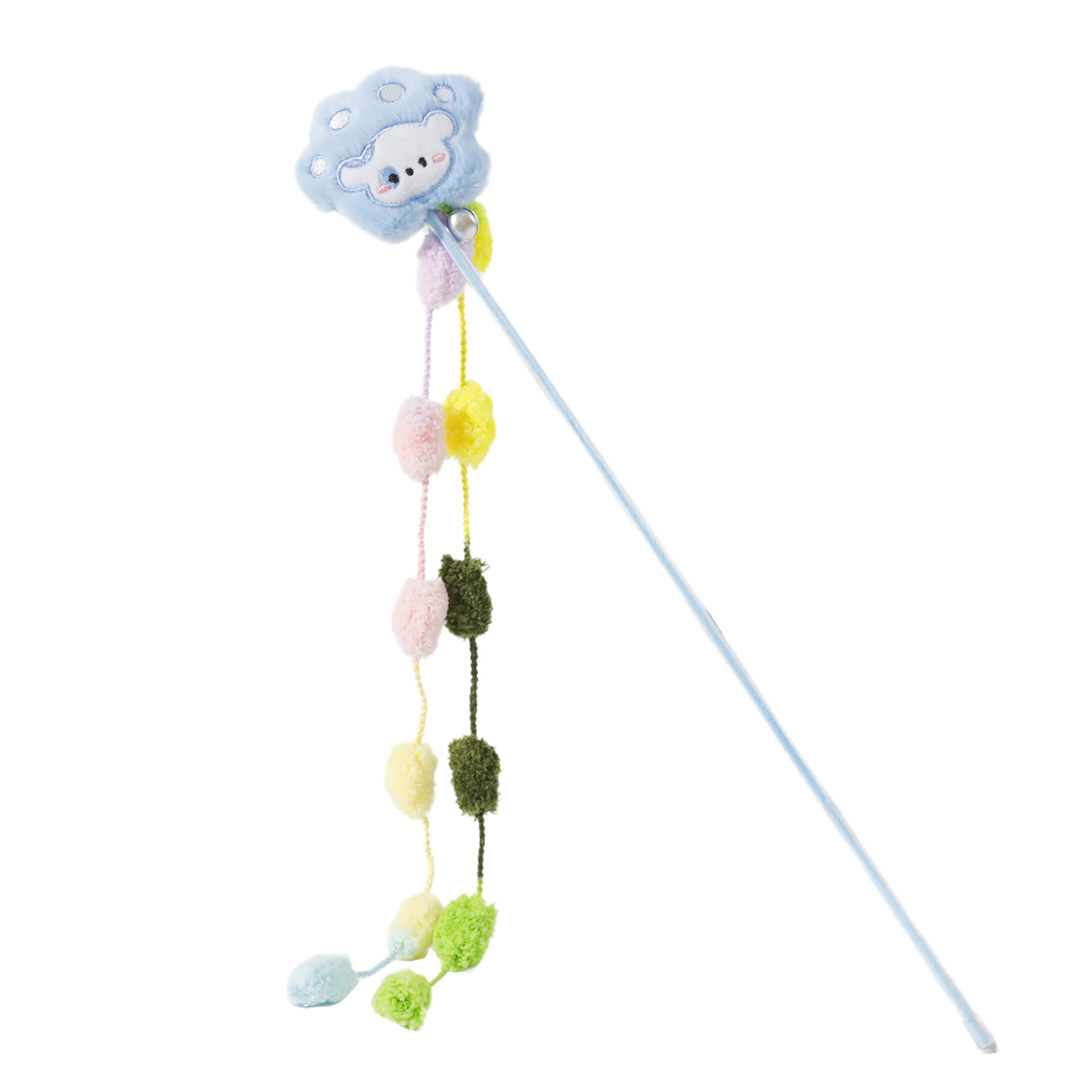 Patas de gato de PVC, hilo de lana, borla, poste de gato divertido, gato, juguete interactivo para aliviar el aburrimiento, palo de gato divertido de Amazon, al por mayor