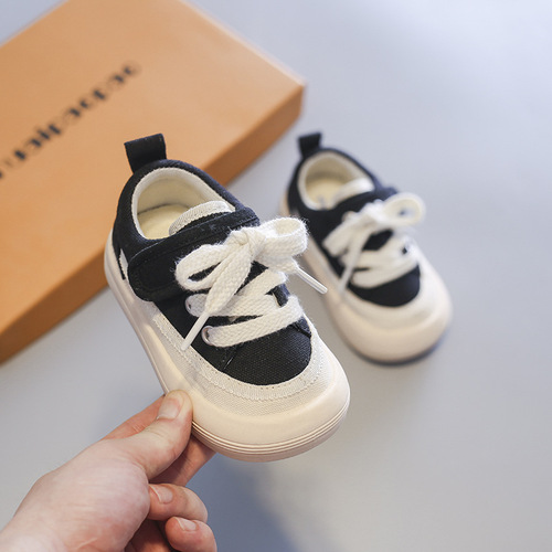 Children's canvas shoes, autumn new boys' canvas shoes, soft-soled casual children's shoes, girls' sneakers, baby ugly and cute shoes, trendy