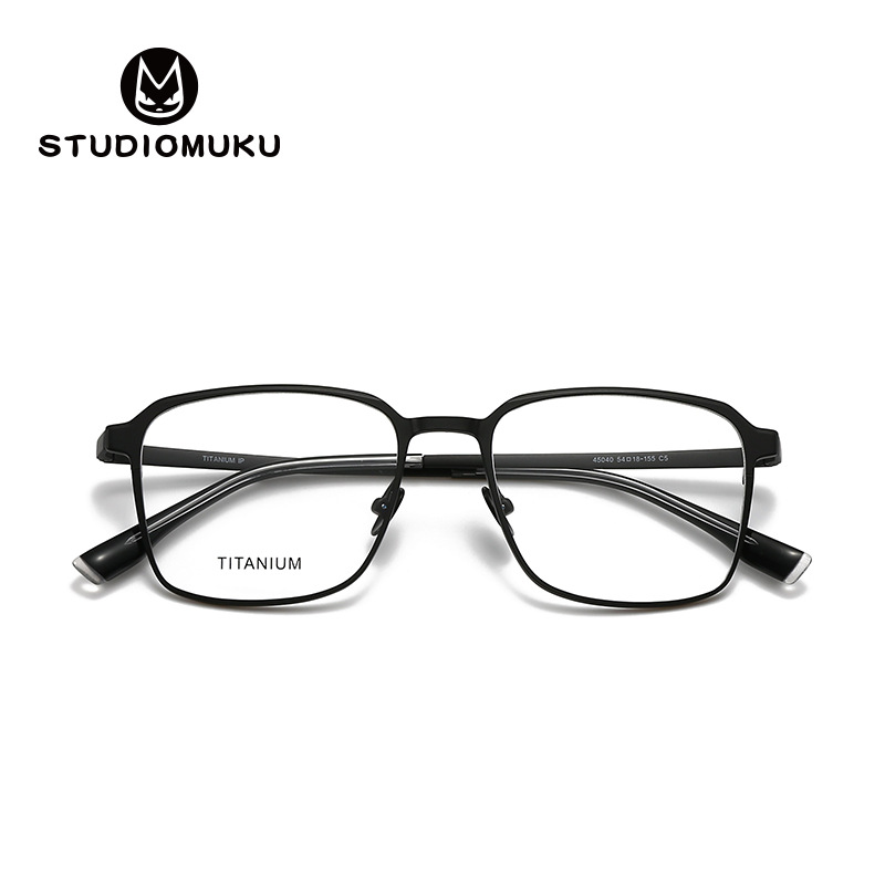 STUDIOMUKU gafas de madera cool marco retro no elegir la piel no elegir usar marco de gafas de diseño de tendencia