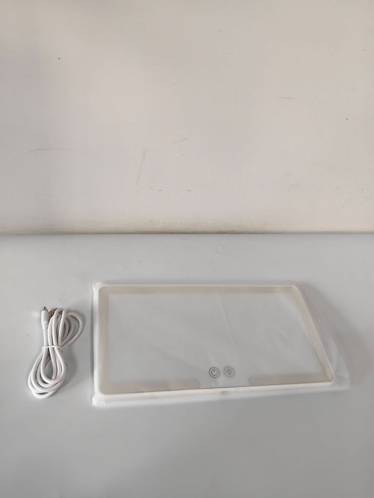 New Car Makeup Mirror Car Square Makeup Mirror C-Shaped High-Definition Mirror Sun Visor with Led Light Makeup Mirror