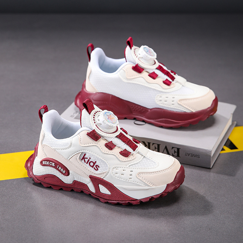 Transfronterizo 2025 nuevo calzado para niños calzado para niños zapatos de invierno de otoño zapatos deportivos para niñas zapatos de carrera antideslizantes para niños mayores