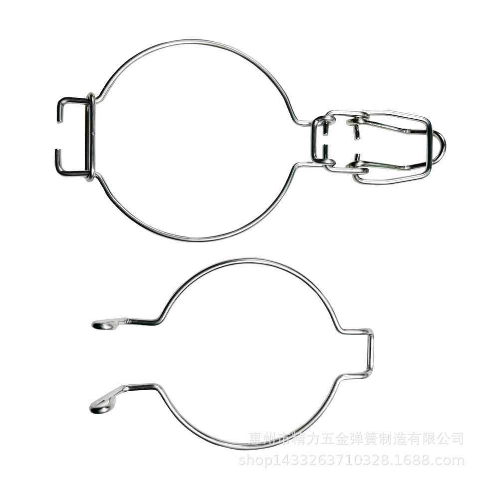 各式不锈钢卡扣 不锈钢卡扣 密封罐不锈钢卡扣  双钢丝喉箍