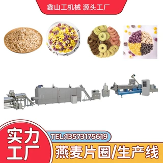 冲泡早餐燕麦片加工设备设备 即食营养燕麦片加工流水线 山东厂家