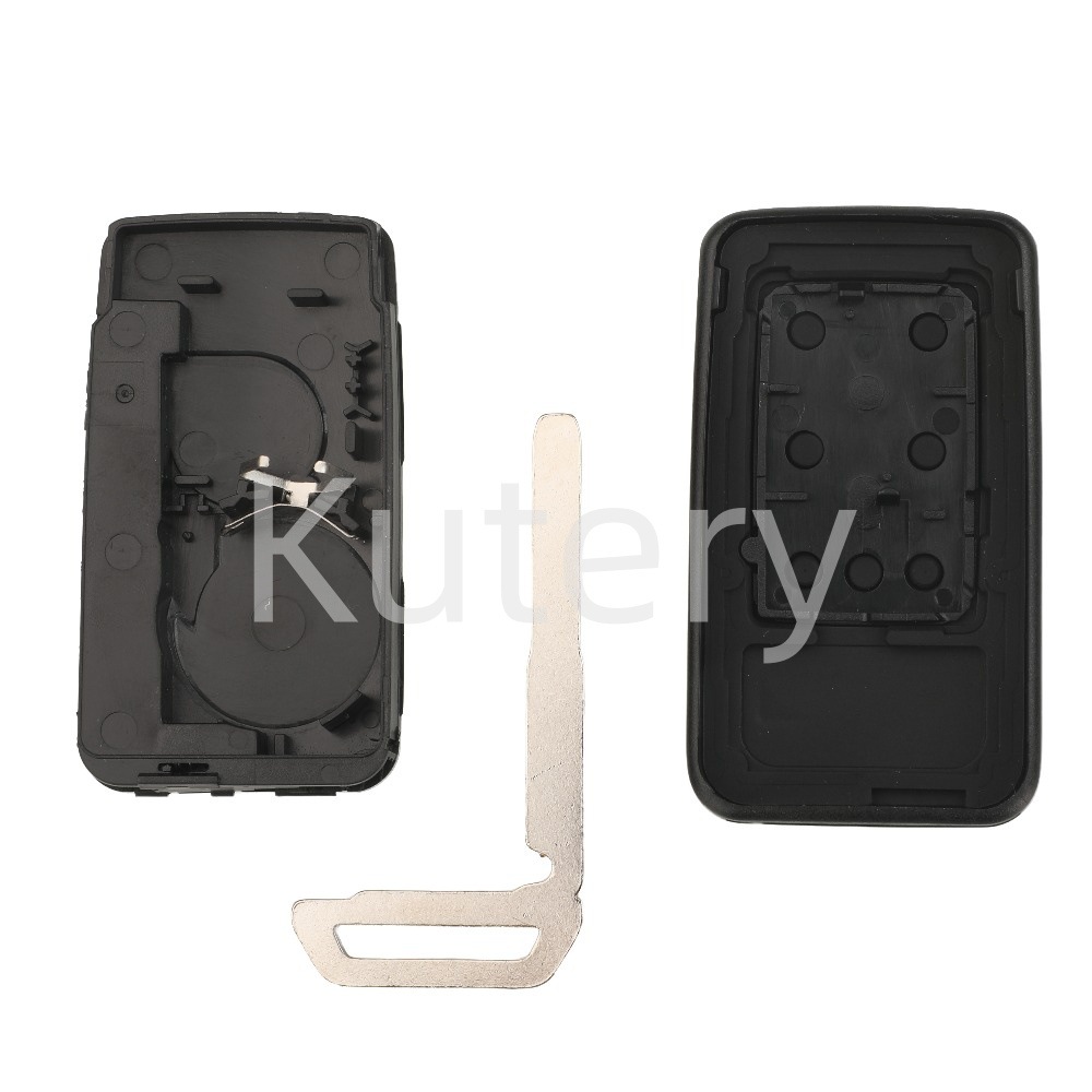 Suitable for Volvo 5-Key 6-Key Smart Card Remote Control Car Key Shell Replacement Shell Without Pit Holes