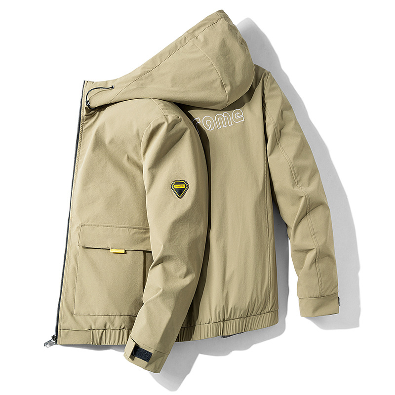 2022 chaqueta de moda de los hombres primavera estilo coreano de moda nuevo popular versátil guapo delgada chaqueta casual al por mayor