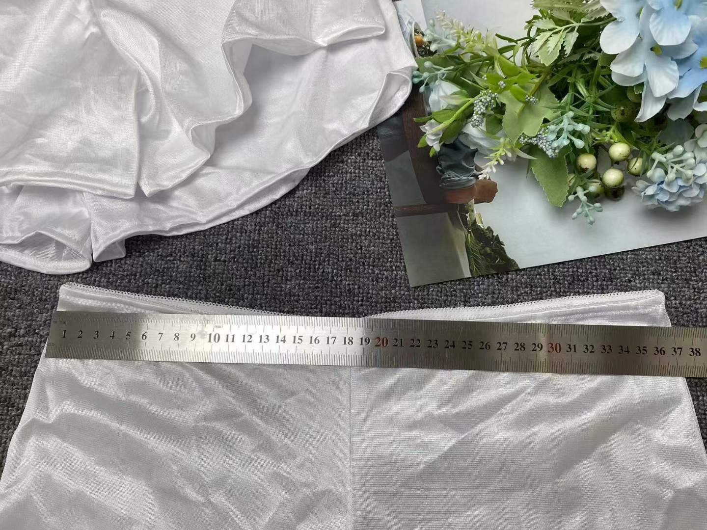 Pijama boxeador blanco mixto pantalones de seguridad anti-exposición de verano polainas delgadas pantalones de seguridad boxeador de cintura baja para mujeres