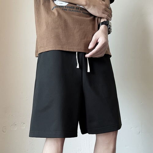Leisure sports shorts for men, summer five-pocket pants, loose letter printed pants, trendy brand fashionable men's pants