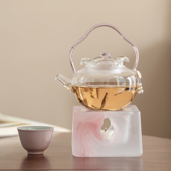 水墨温茶炉キャンドルベース保温炉加熱煮茶温茶器レストランホテル花茶暖茶炉ホウケイ