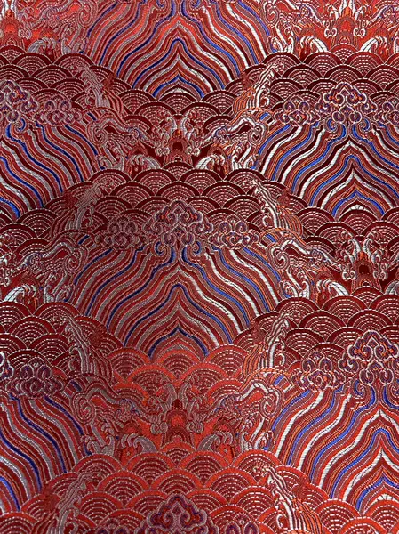 Red and blue nylon 75cm half meter