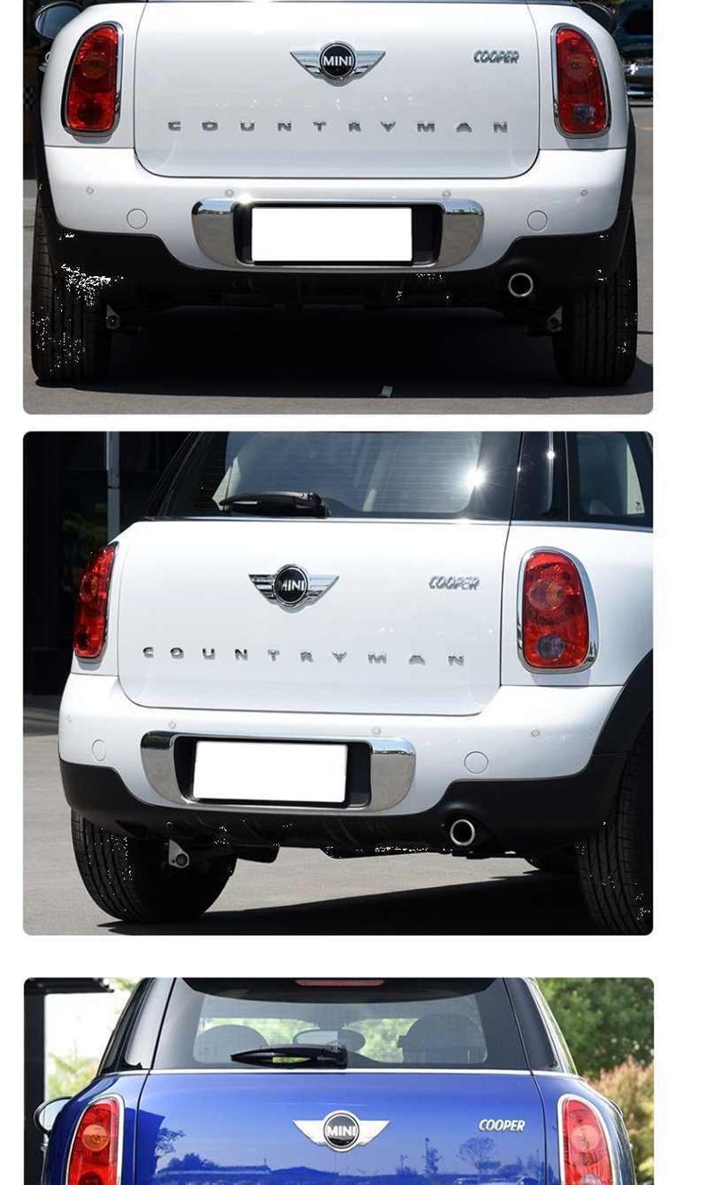 Suitable for Bmw Minis Rear Lettering Stickers and Mini Countryman Trunk Logo Metal Stickers