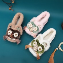 布鞋成人虎头鞋2024新款国潮复古民族风平底女式棉鞋317-56