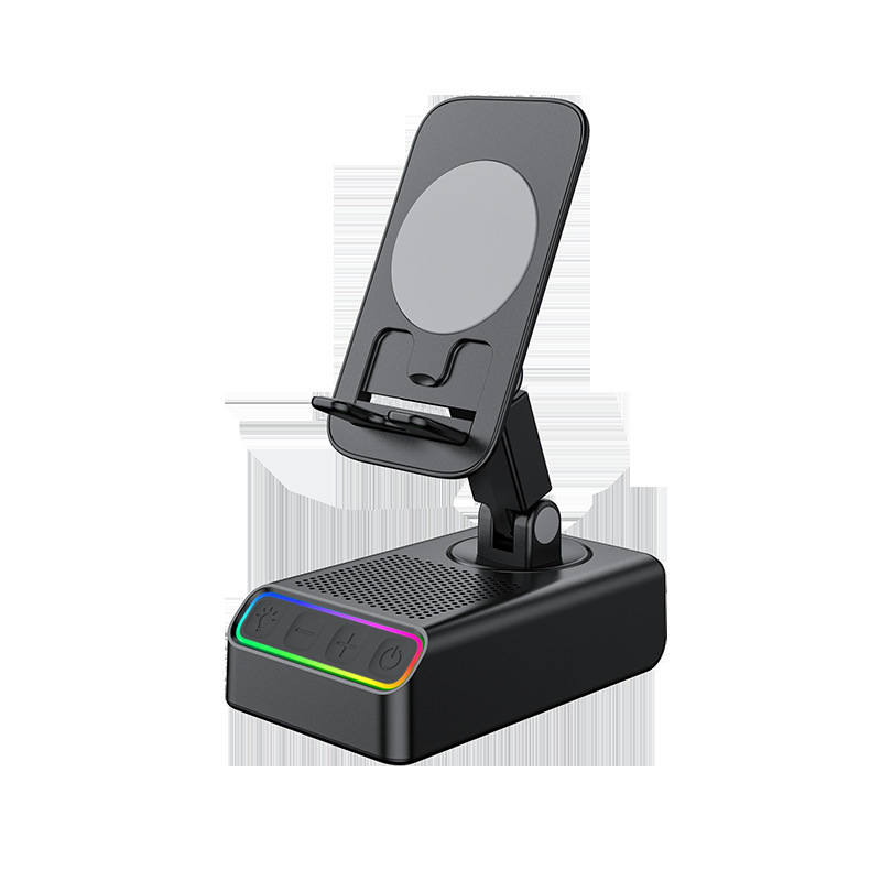 国境を越えた電子商取引携帯電話タブレットホルダー誘導 Bluetooth スピーカー充電宝 RGB カラーライトオーディオ即日発送|undefined