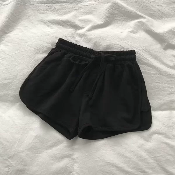 Pocket three-quarter pants [Black]
