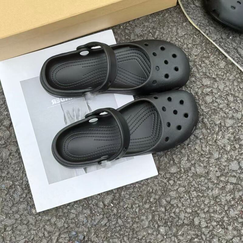 Summer Casual Nurse Shoes Non-Slip Eva Flat Sandals 2026 New Ballet Clogs Women's Beach Sandals