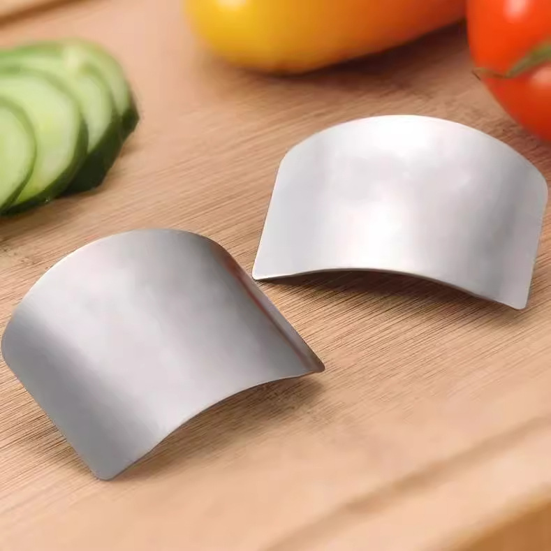 Protector de dedos de acero inoxidable Protector de manos para cortar verduras multifuncional Protector de dedos