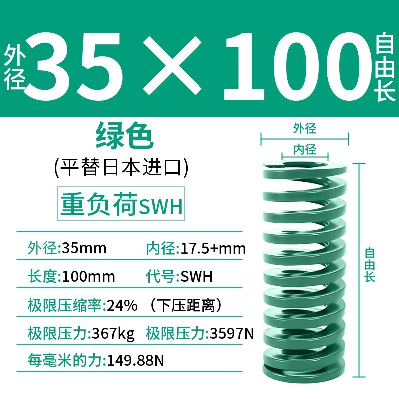 합금강 녹색 35×100