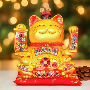 Luckcat ceramic home ornaments creative Japanese-style rich cat piggy bank shop opening activities gift wholesale