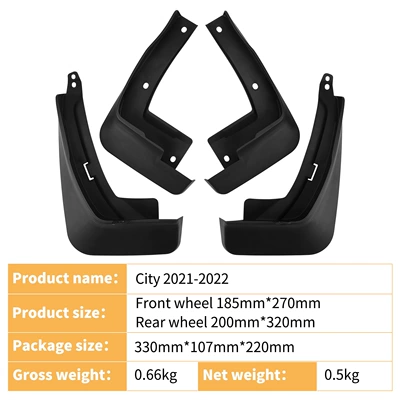 Suitable for Honda City Mudguard