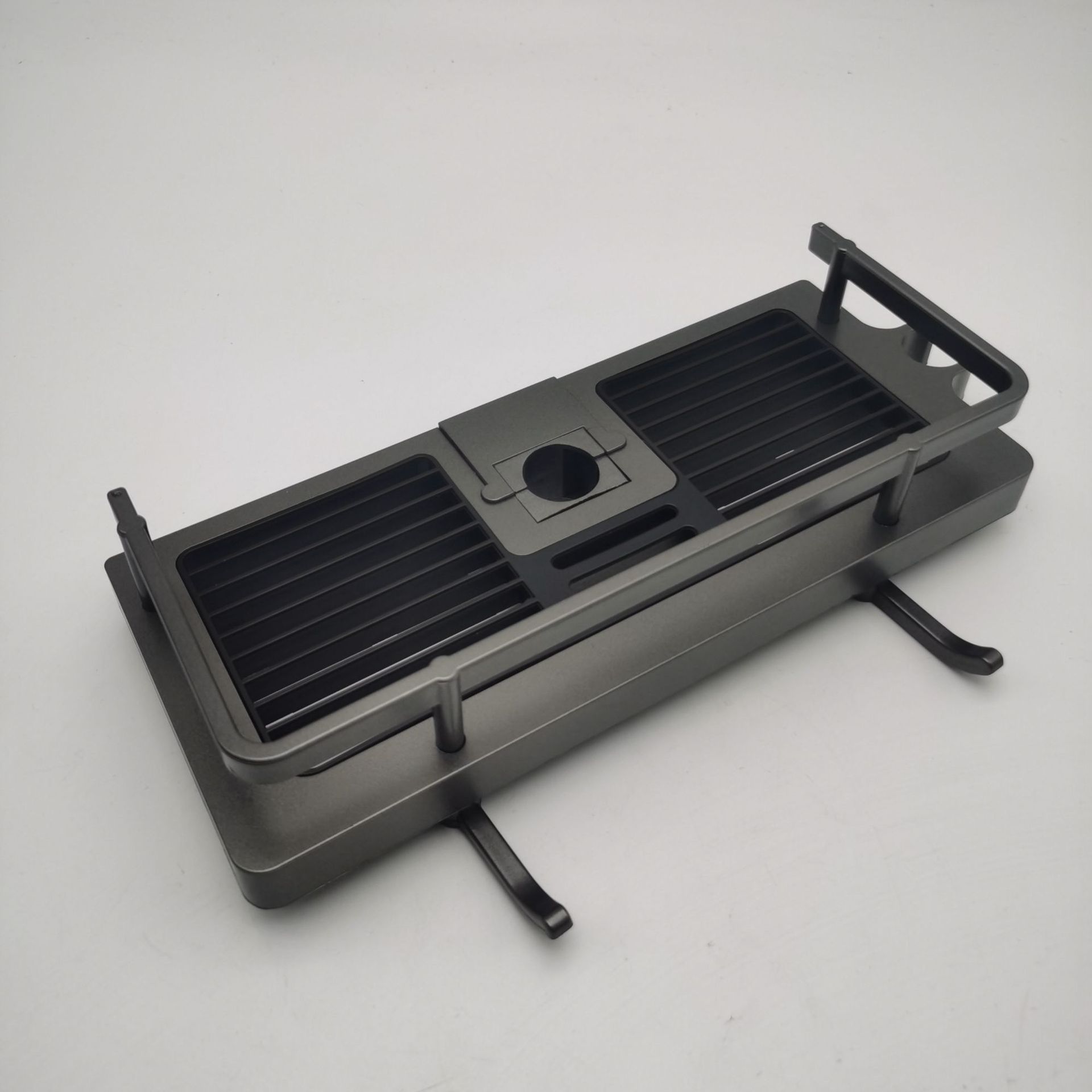 Punch-libre ducha rack caja de almacenamiento de baño Barra de ducha bandeja de elevación PISTOLA DE PULVERIZACIÓN soporte con barra de almacenamiento de gancho