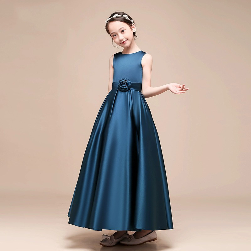 Robe de princesse élégante pour fille pour spectacles de piano_voghion.com