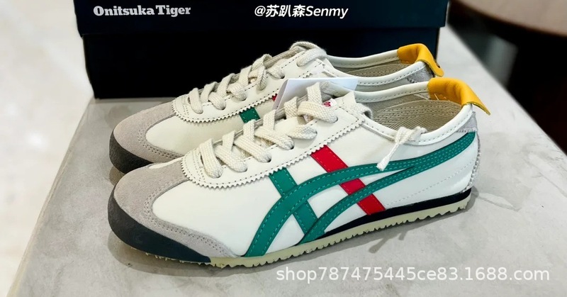 莆田鬼塚虎TigerMexico66デイトレーニングレディースシューズ、第一層牛革、配色、レトロ、カジュアル、ファッション|undefined