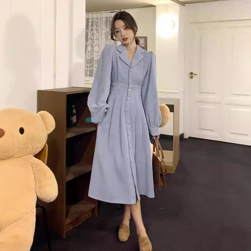 Corduroy autumn dress