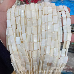 Jingde ジュエリー天然淡水シェル長方形ルースビーズジュエリーアクセサリー DIY 衣類ネックレスブレスレット卸売