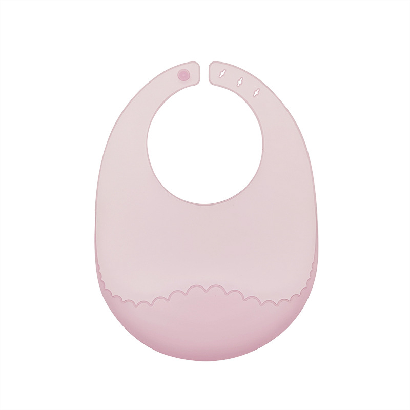 Bebé ultra-Delgado sin costura babero verano ligero babero impermeable recién nacido babero de silicona bebé nano babero de plata