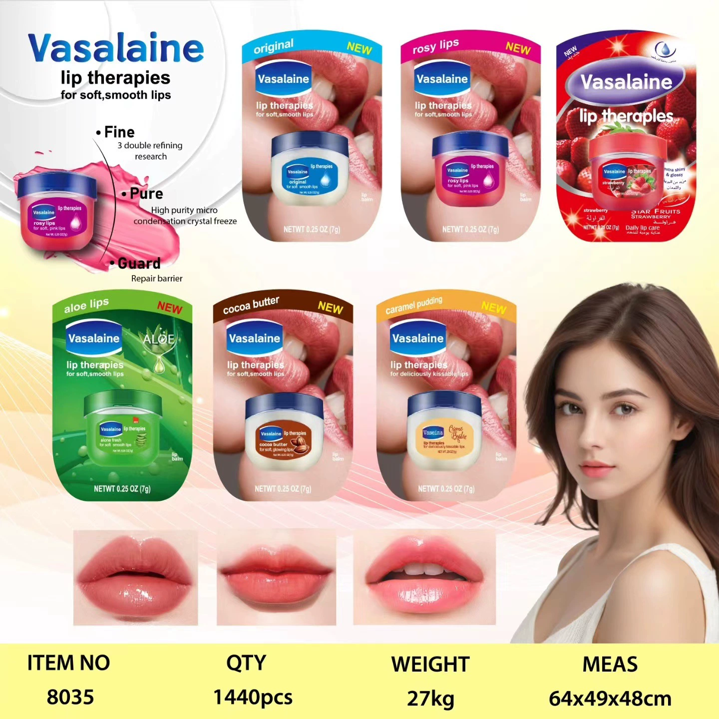 Вазелиновый бальзам для губ Набор масок для губ Увлажняющая и увлажняющая маска для губ для мужчин и женщин Уход за губами Анти-сухая маска для губ Губная помада