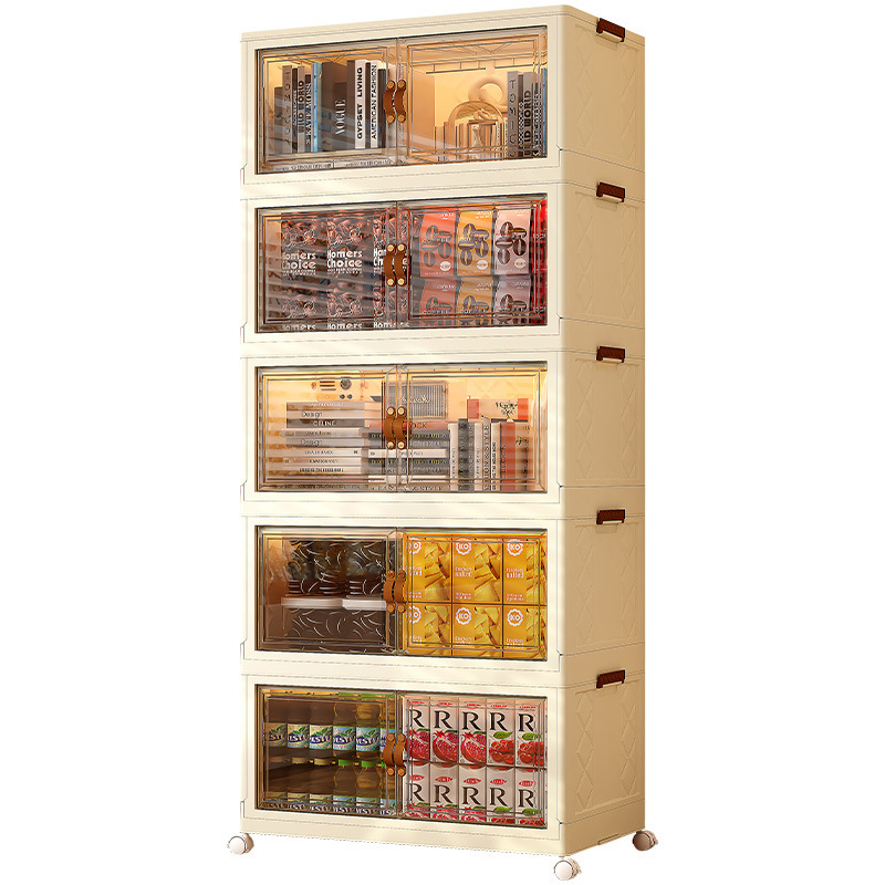 Armario de almacenamiento multicapa sin instalación para dormitorio, organizador de juguetes y aperitivos, estantería de almacenamiento sin necesidad de taladrar.