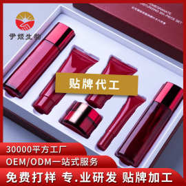 美容院红石榴玻尿酸补水六件套爽肤水精华面霜紧致滋养修护保湿