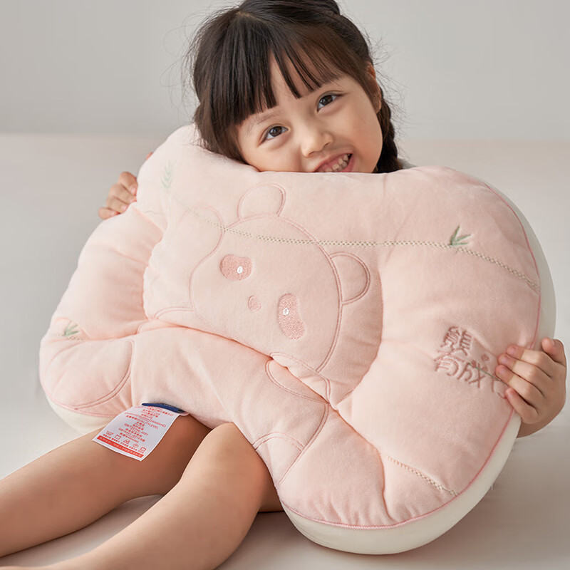 Almohada Núcleo de almohada Protección para el cuello para bebés de 6 a 12 años, un par de ropa en casa, profundidad de sueño, dormitorio de estudiantes, cabeza entera individual