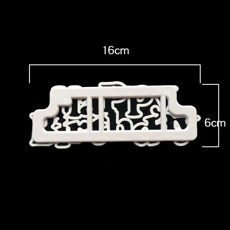 FELIZ CUMPLEAÑOS flor de azúcar de plástico molde fondant cake Galleta de chocolate Decoración