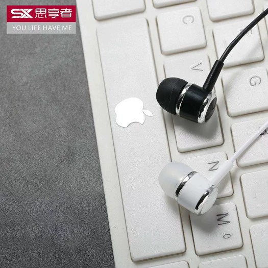 Универсальные внутриканальные наушники с управлением на кабеле, разъем 3,5 мм, оригинальные черно-белые проводные музыкальные наушники высокого качества