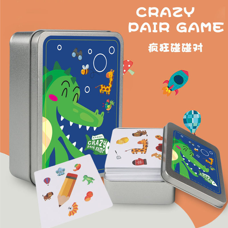 Crazy Touch Card Children's Educational Toys Parent-Child Interactive Memory Thinking Training Find Different Card Cards