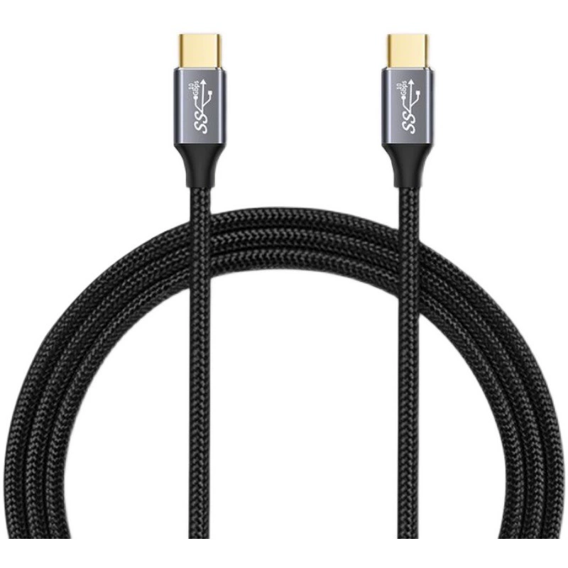 100WPD double-head Type-C fast charging cable USB3.1Gen2 data cable 4K high-definition screen projection charging data transmission