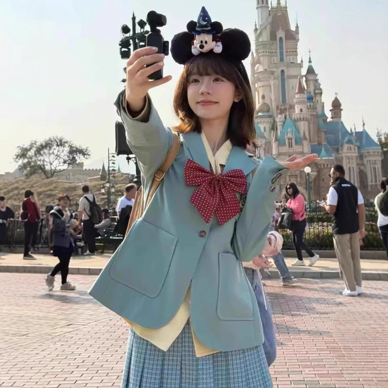 [Sea Salt Shallow Reef] Japanese Style Preppy Style Jk Uniform Suit Original Genuine Suit Jacket Women's Suit Mint Green