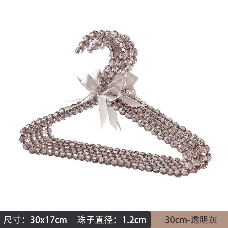 跨境珍珠衣架可爱宠物衣架服装店专用蝴蝶结裤架防滑无痕儿童衣架|undefined