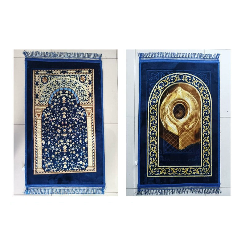 Утолщенный коралловый бархат коврик для поклонения композитный тисненый пояс с кисточками коврик для часовни простой коврик для часовни храма